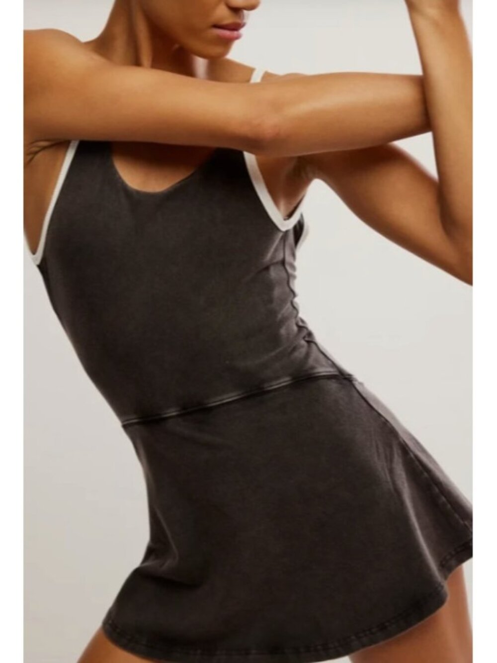 Free People FP Movement Hot Shot Skortsie Washed Black ( M )